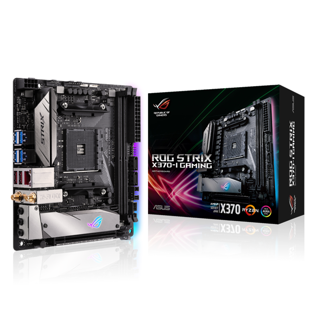 ASUS ROG Strix X370-I GAMING ITX Motherboard for AMD AM4 CPUs